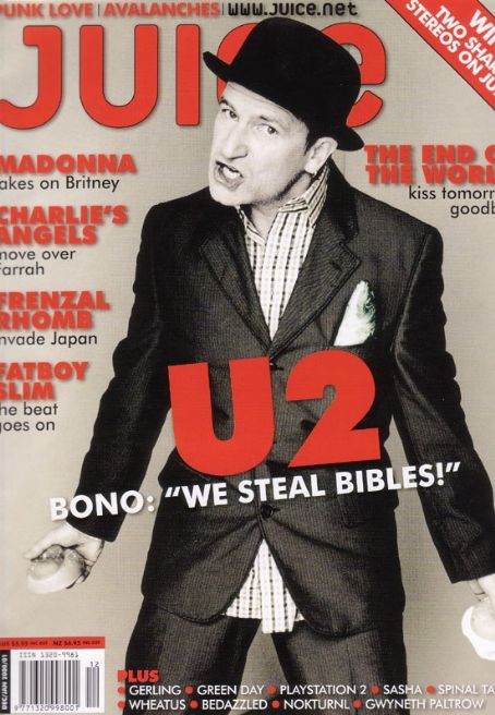 JUICE magazine side cover Issue 97 December 2000