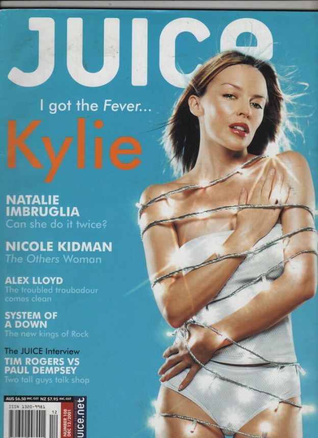 JUICE magazine side cover Issue 108 December 2001