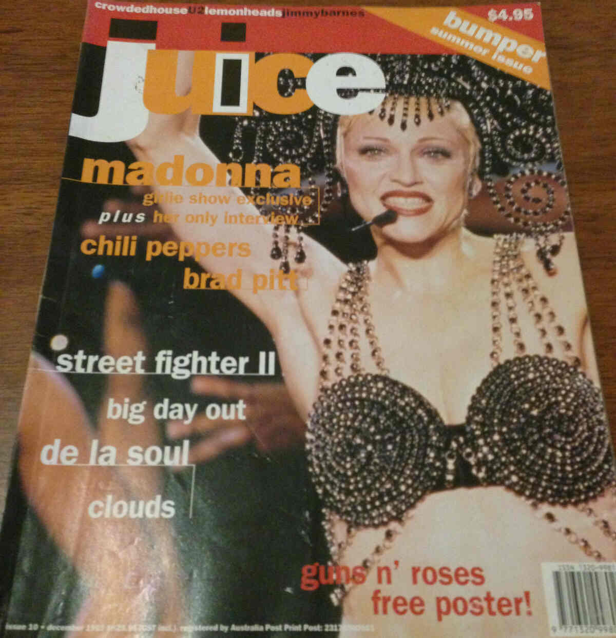 JUICE magazine side cover December 1993