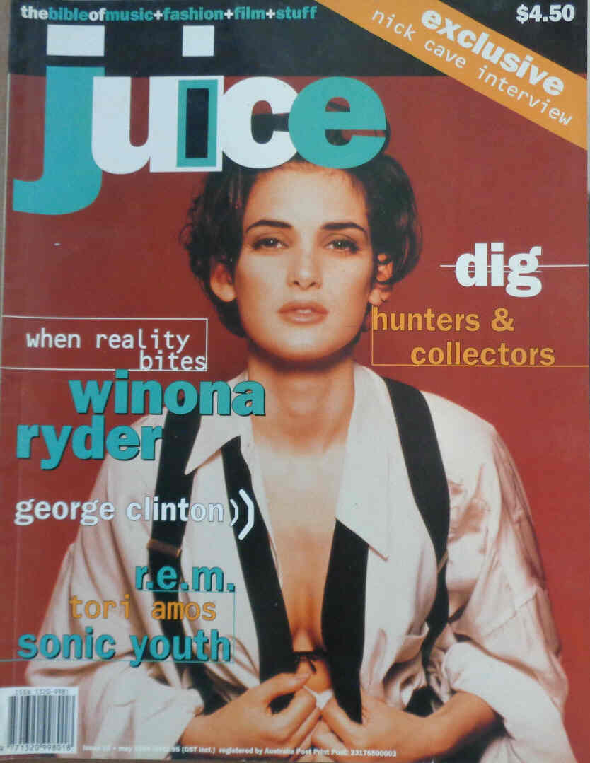 JUICE magazine side cover Issue 15 May 1994