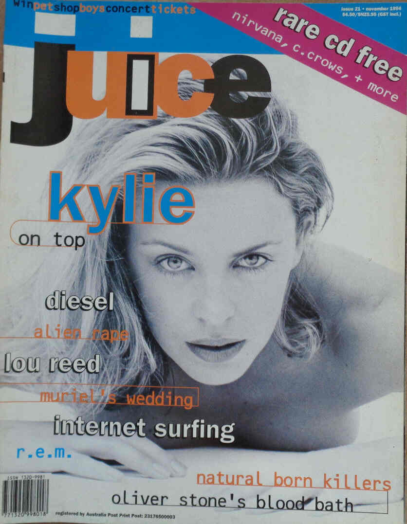 JUICE magazine side cover Issue 21 November 1994