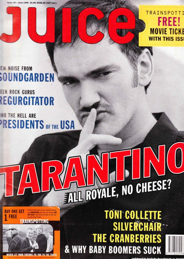 JUICE magazine side cover Issue 40 June 1996
