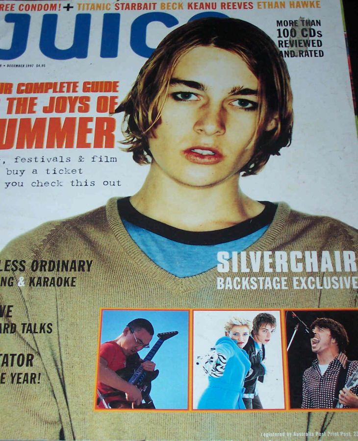 JUICE magazine side cover Issue 58 December 1997