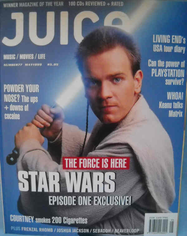 JUICE magazine side cover Issue 77 May 1999