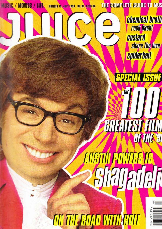 JUICE magazine side cover Issue 79 July 1999