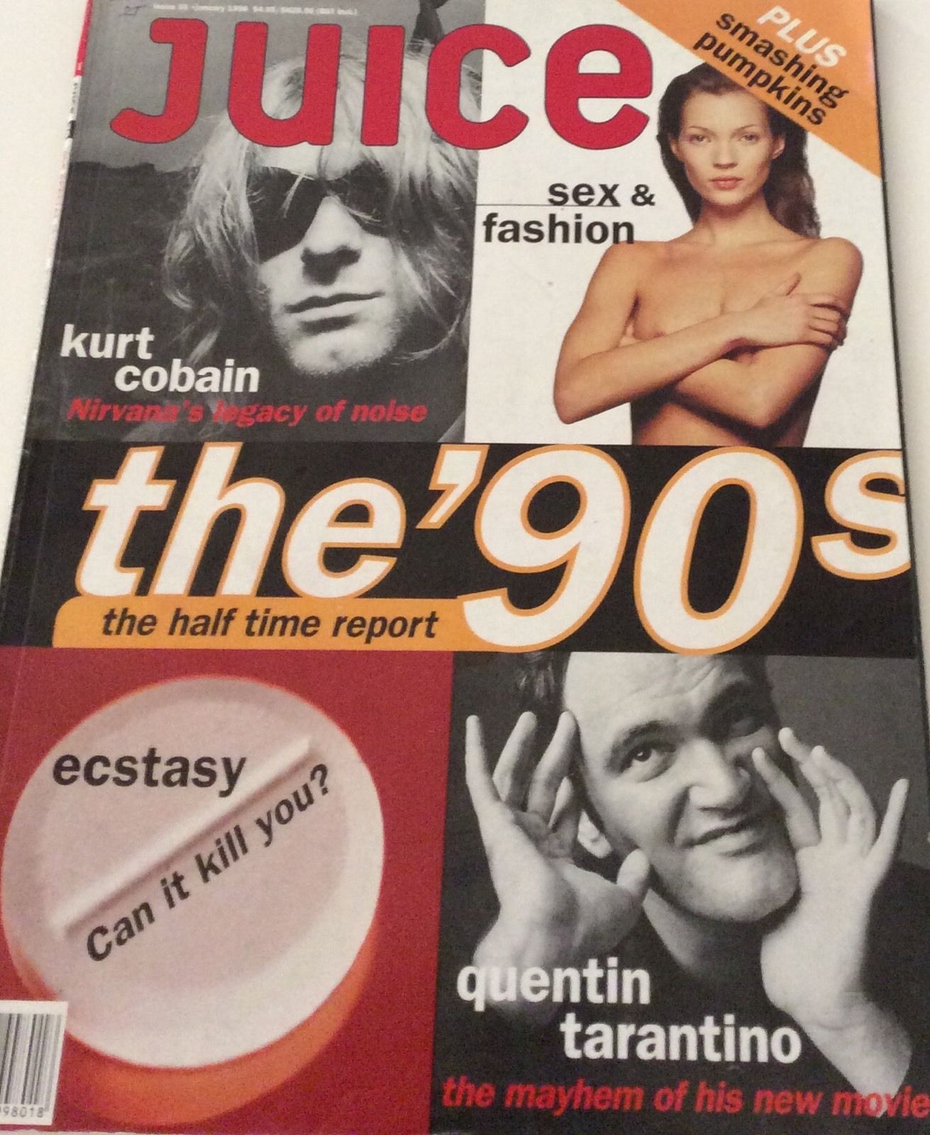 JUICE magazine side cover Issue 35 January 1996