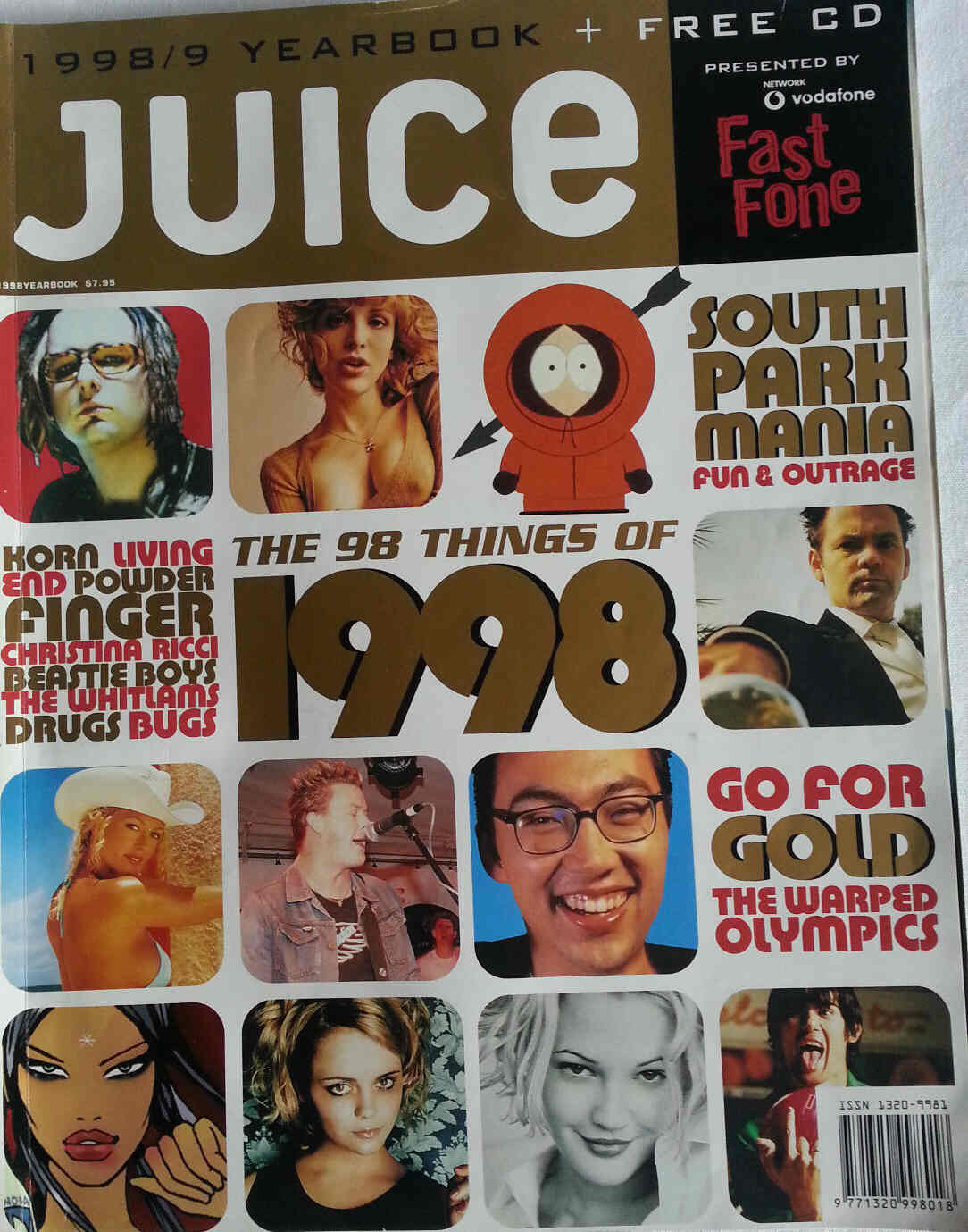 JUICE magazine side cover  Yearbook  1998