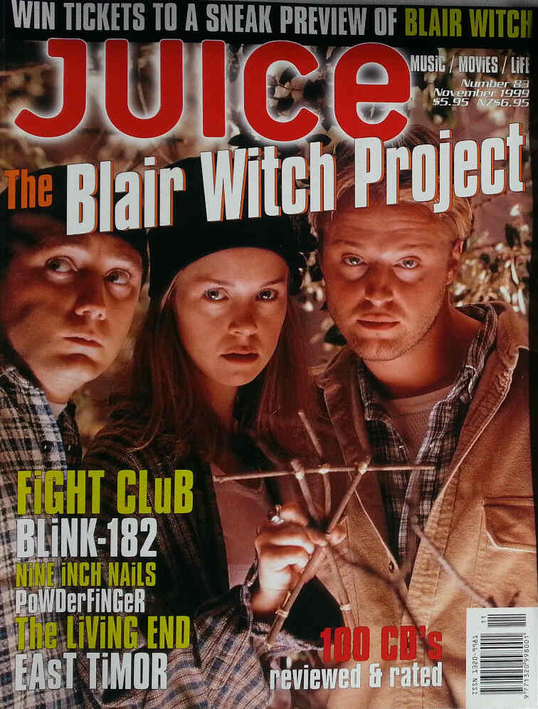 JUICE magazine side cover Issue 83 November 1999