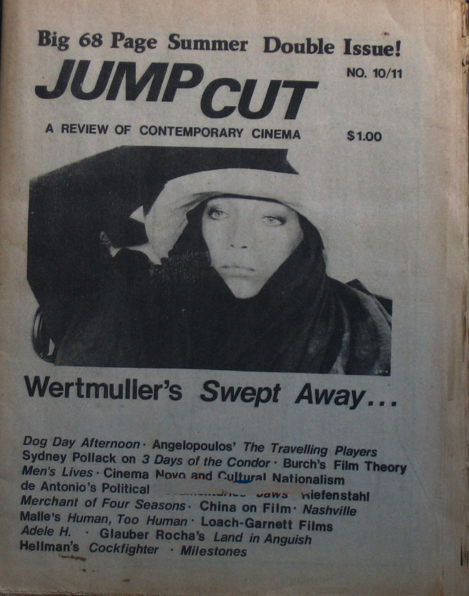 JUMP CUT magazine side cover Issue 10-11 Summer 1976