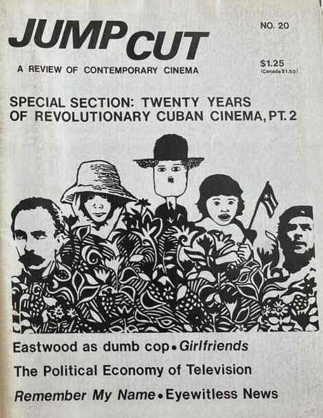 JUMP CUT magazine side cover Issue 20 May 1979