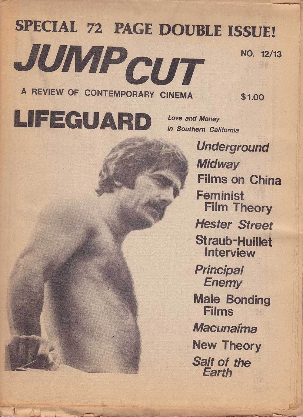 JUMP CUT magazine side cover Issue 12/13 December 1976