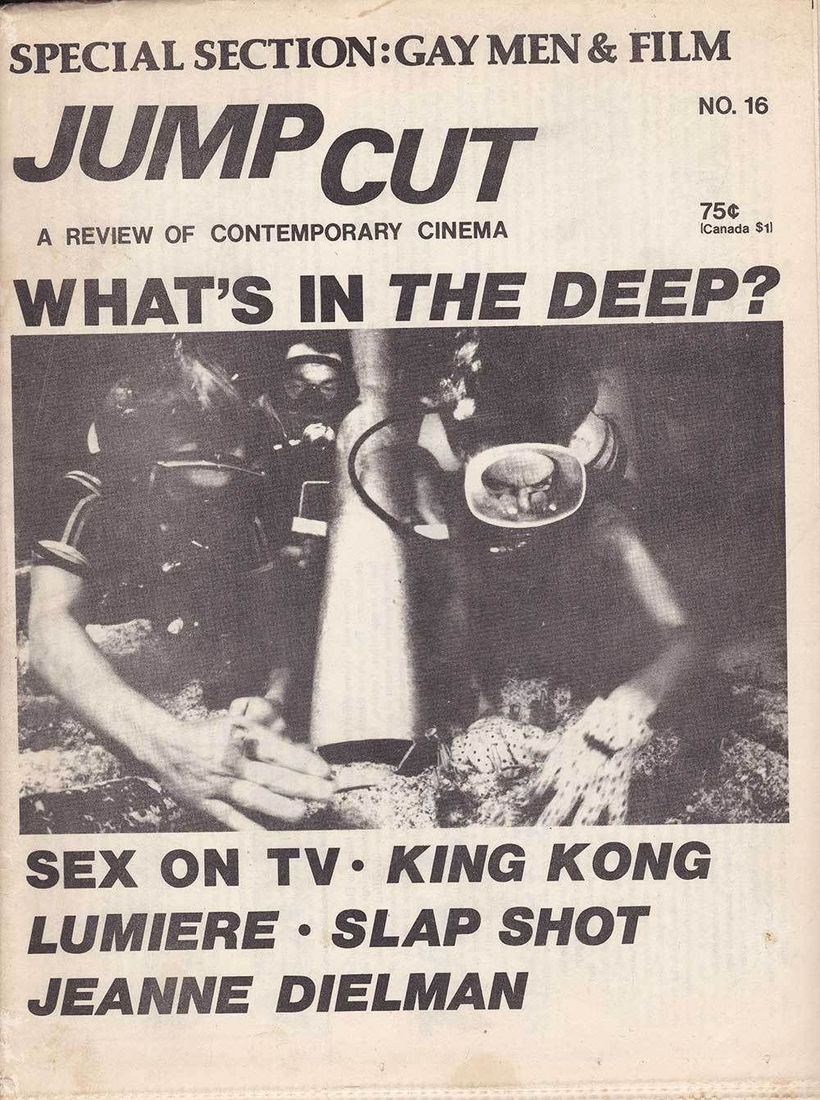 JUMP CUT magazine side cover Issue 16 November 1977