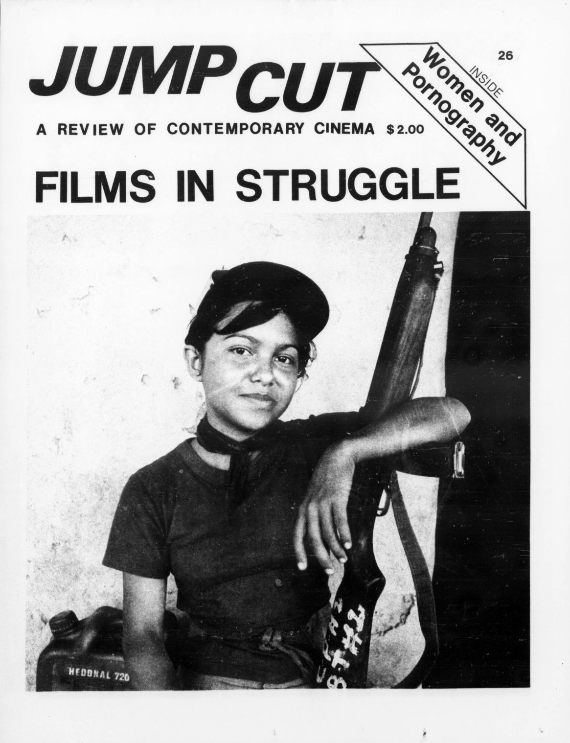 JUMP CUT magazine side cover Issue 26  December 1981