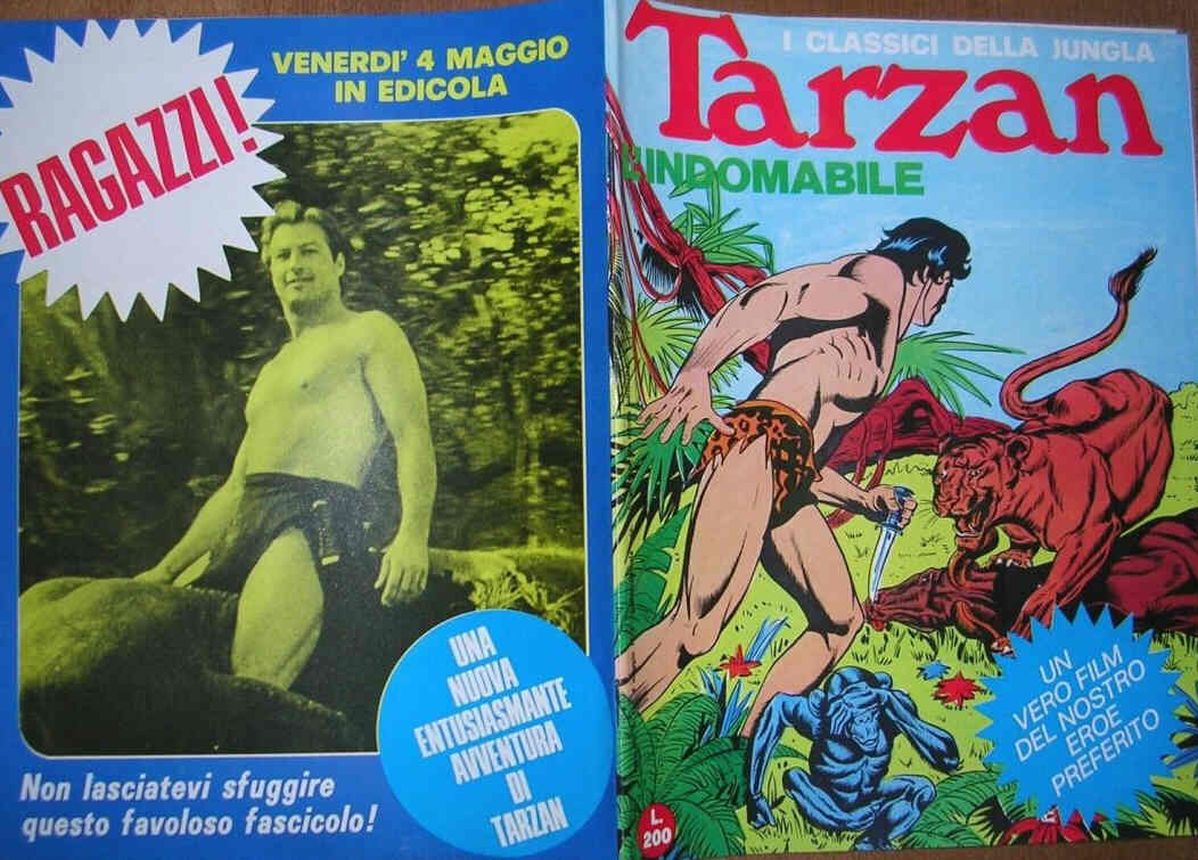 I CLASSICI DELLA JUNGLA magazine side cover Issue 12   1970