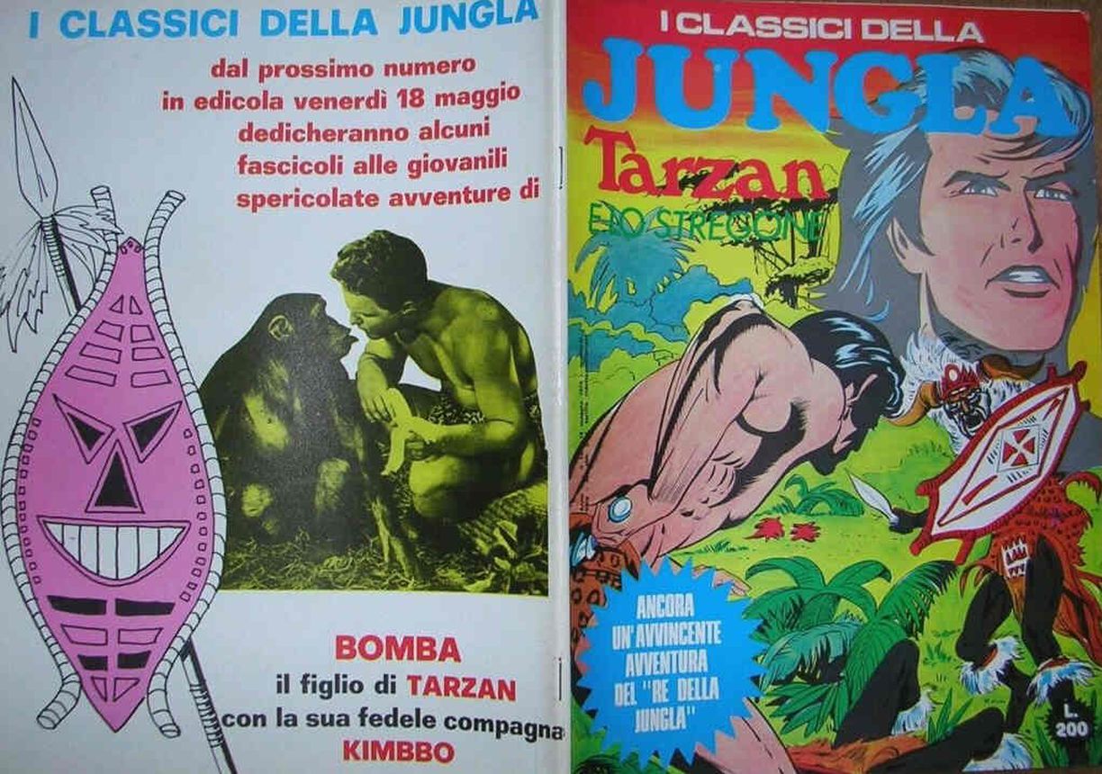 I CLASSICI DELLA JUNGLA magazine side cover Issue 13   1970