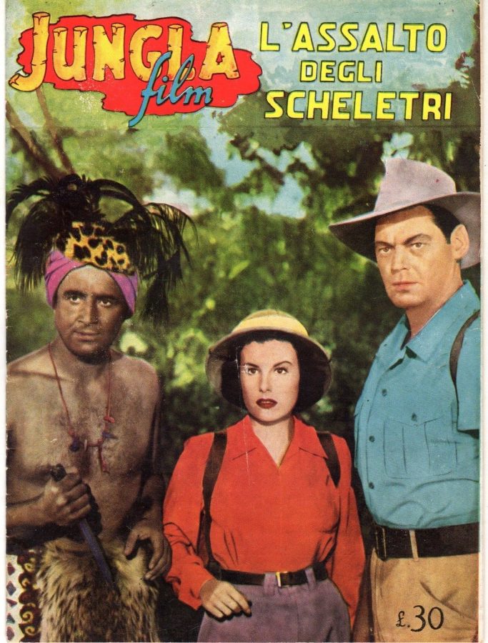 JUNGLA FILM magazine side cover Issue 2 29 August 1953
