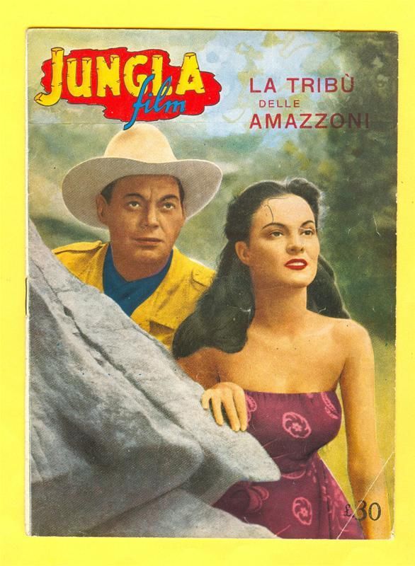 JUNGLA FILM magazine side cover Issue 6 26 September 1953