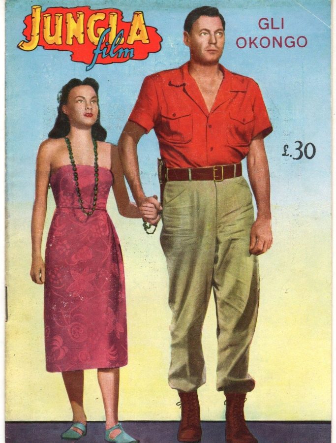 JUNGLA FILM magazine side cover Issue 7 3 October 1953
