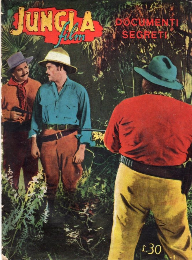 JUNGLA FILM magazine side cover Issue 17 12 December 1953