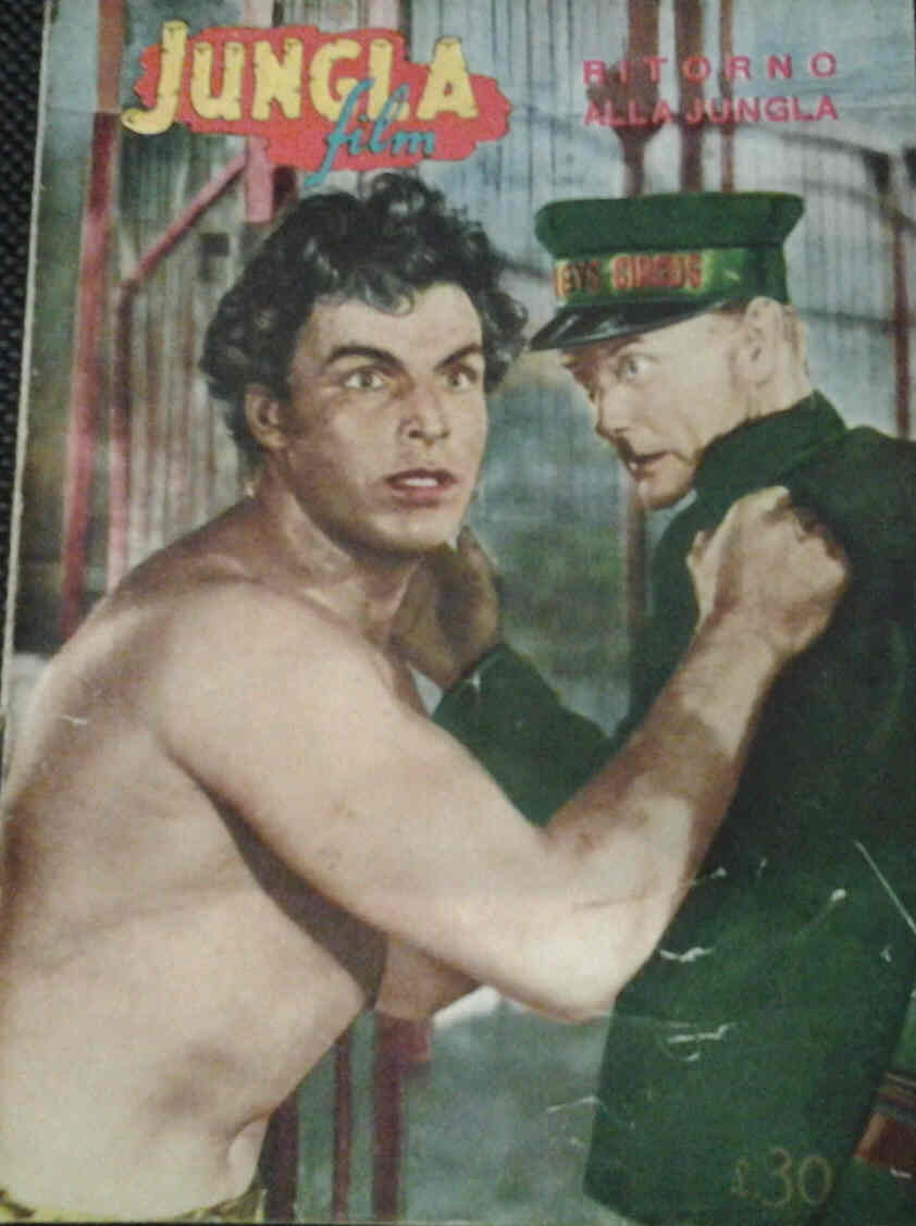 JUNGLA FILM magazine side cover Issue 20 2 January 1954