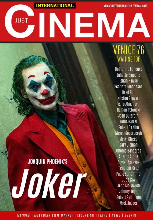 JUST CINEMA magazine side cover  September 2019