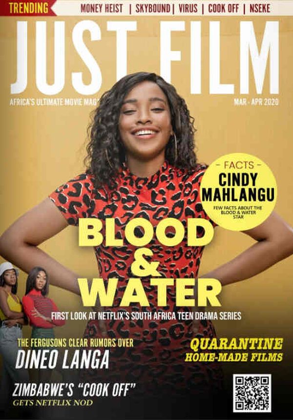 JUST FILM magazine side cover  March/April 2020