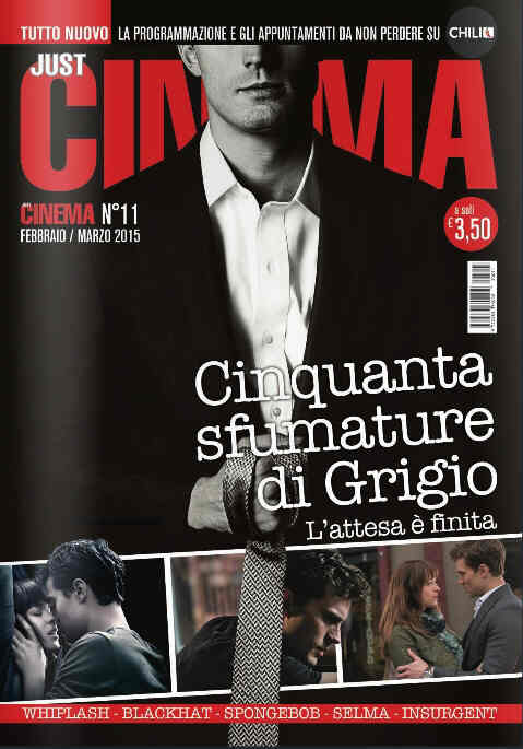 JUST CINEMA magazine side cover Issue 11 February/March 2015