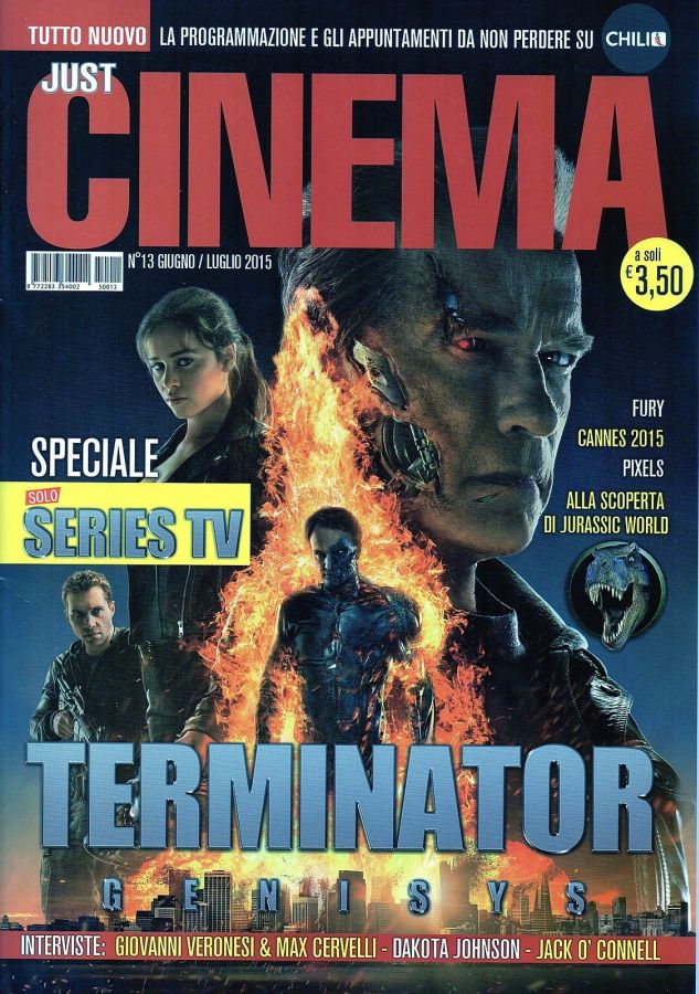 JUST CINEMA magazine side cover Issue 13 June/July 2015