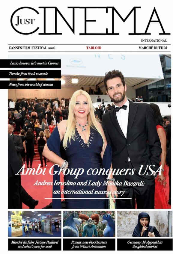 JUST CINEMA magazine side cover  Special June 2016