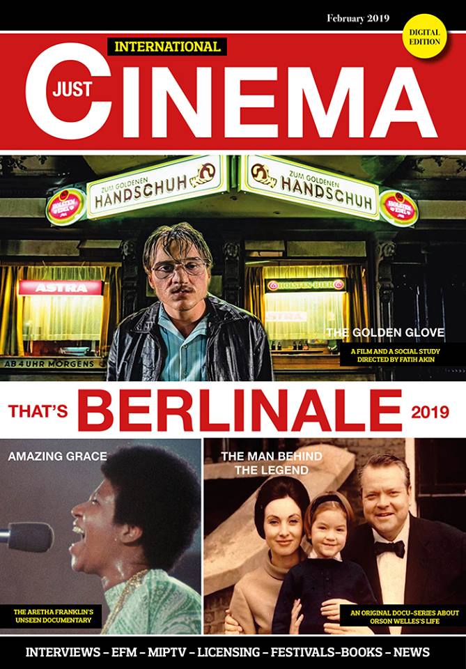 JUST CINEMA magazine side cover  February 2019