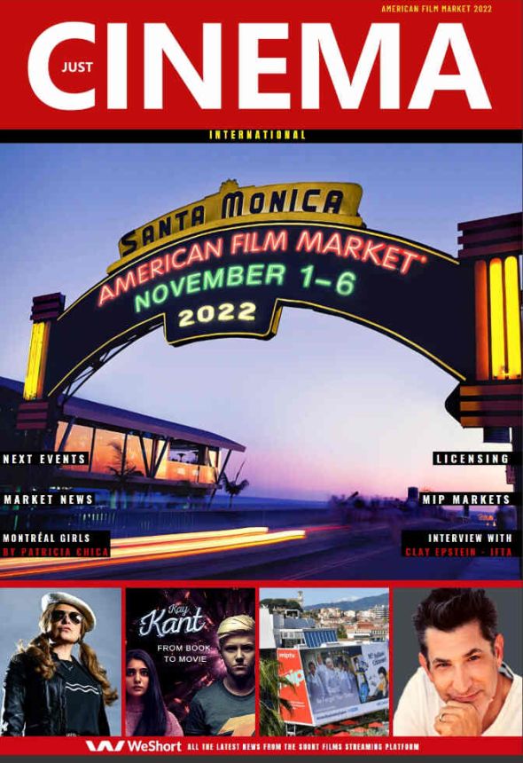 JUST CINEMA magazine side cover  November 2022
