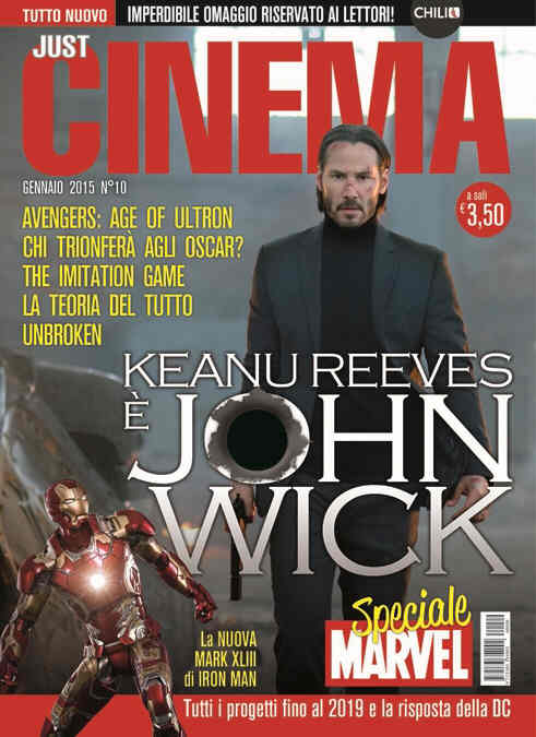 JUST CINEMA magazine side cover Issue 10 January 2015