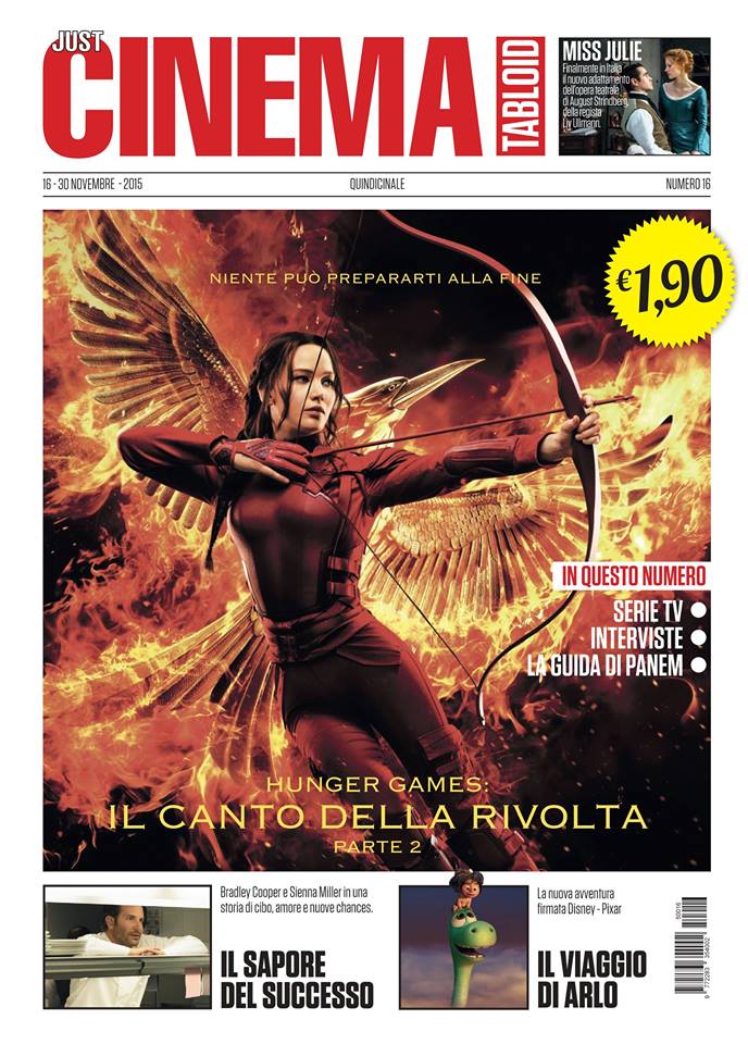 JUST CINEMA magazine side cover Issue 16 16 November 2015