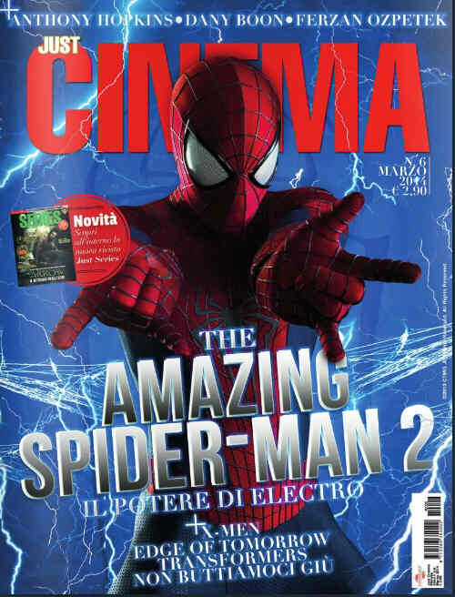 JUST CINEMA magazine side cover Issue 6 March 2014