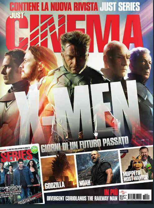 JUST CINEMA magazine side cover Issue 7 April 2014