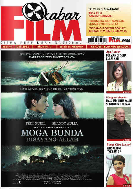 KABAR FILM magazine side cover Issue 44 July 2013