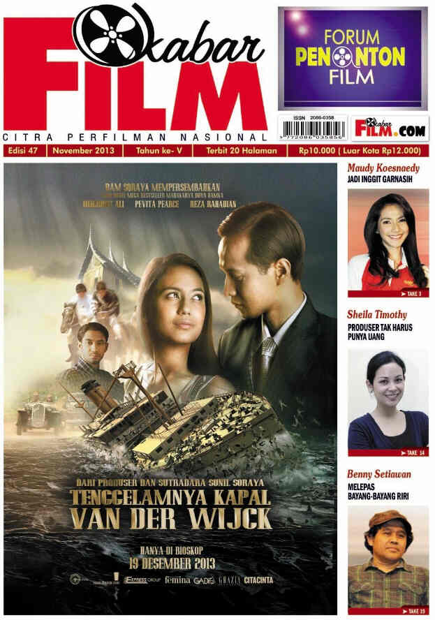 KABAR FILM magazine side cover Issue 47 November 2013