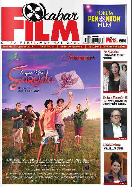 KABAR FILM magazine side cover Issue 48 January 2014