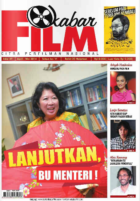 KABAR FILM magazine side cover Issue 49 April/May 2014