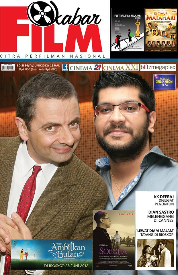 KABAR FILM magazine side cover Issue 34 June 2012
