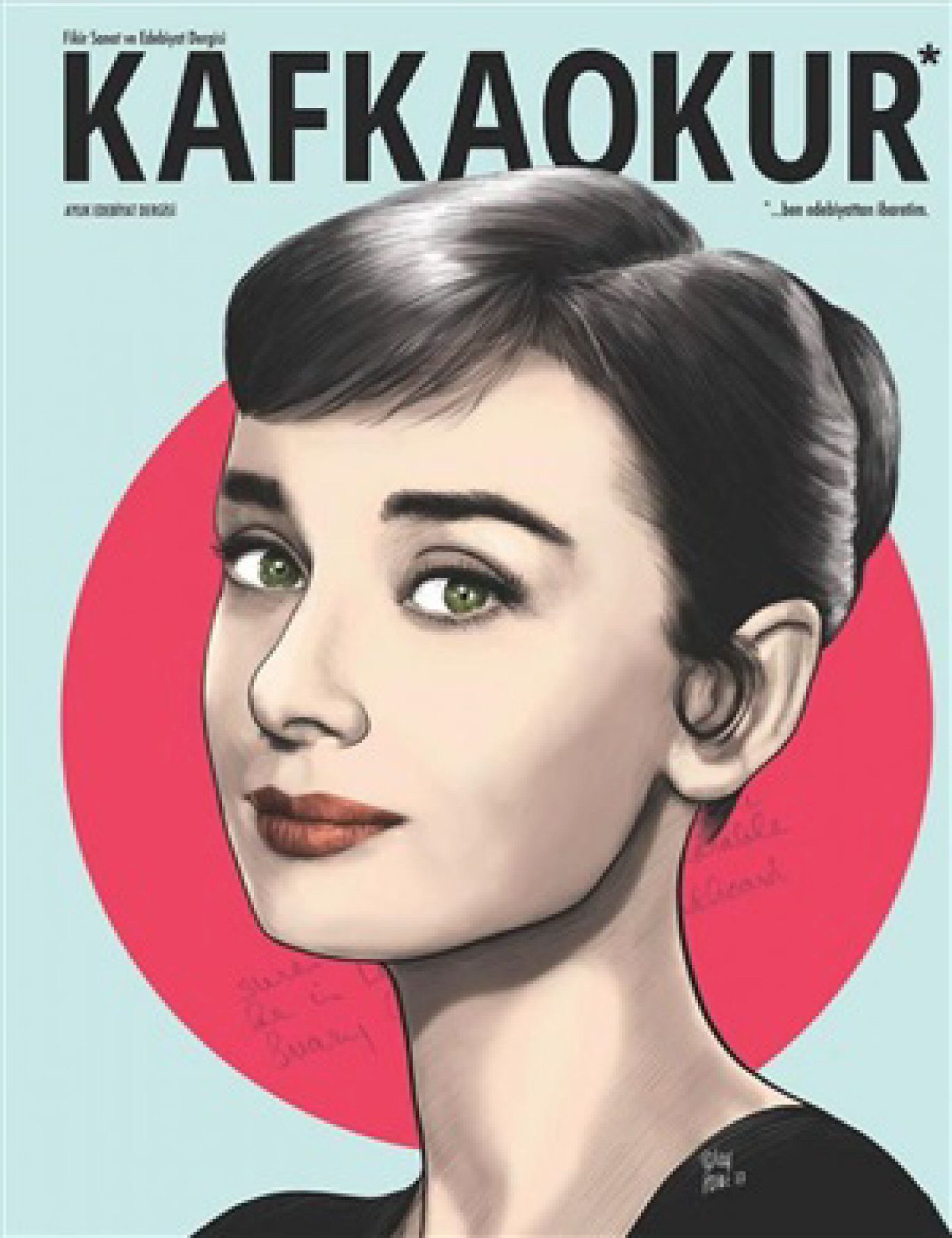KAFKAOKUR magazine side cover Issue 23  January 2018