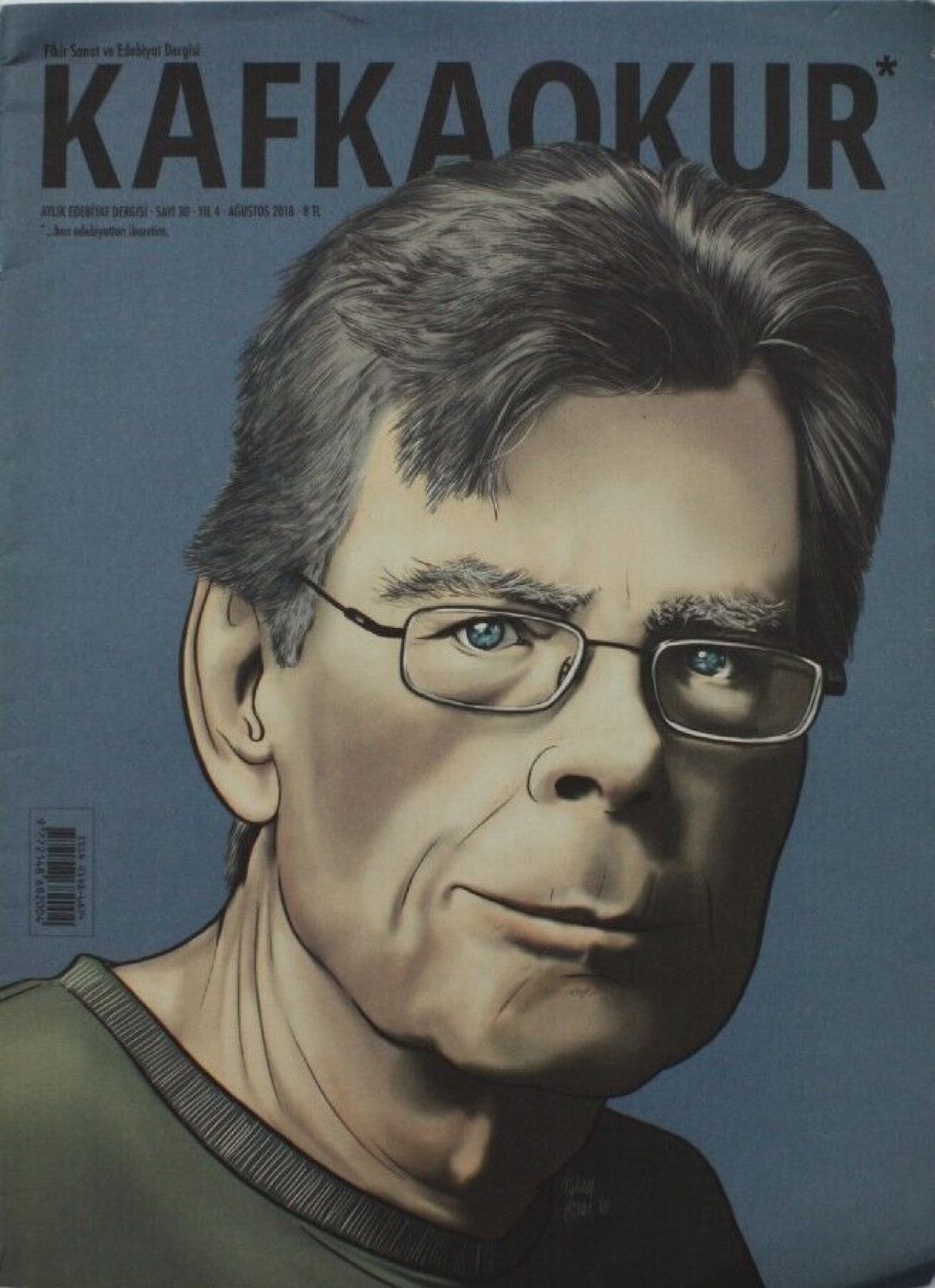 KAFKAOKUR magazine side cover Issue 30  August 2018