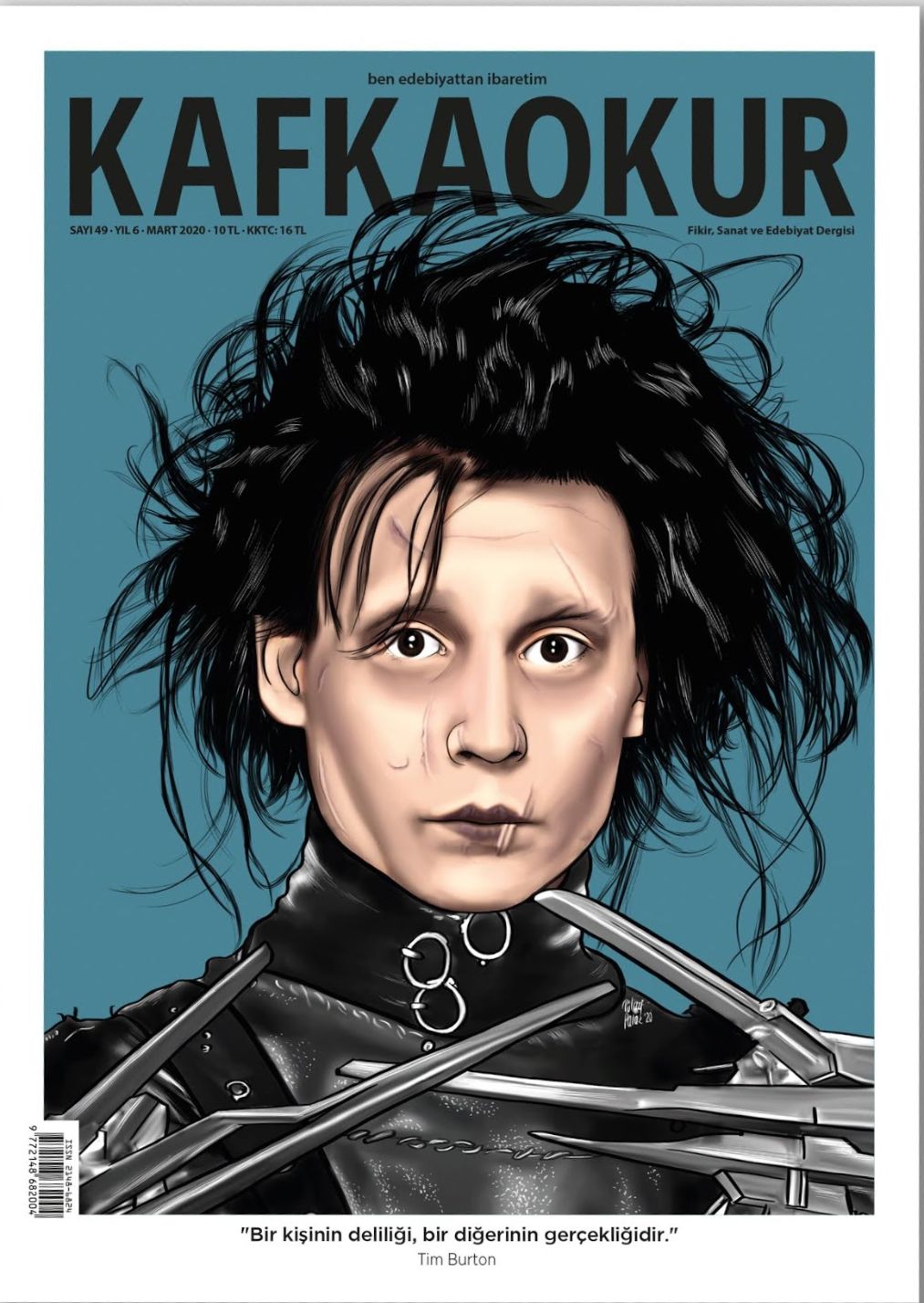 KAFKAOKUR magazine side cover Issue 49  March 2020