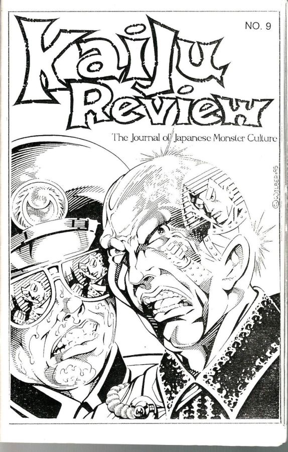 KAIJU REVIEW magazine side cover Issue 9  1995