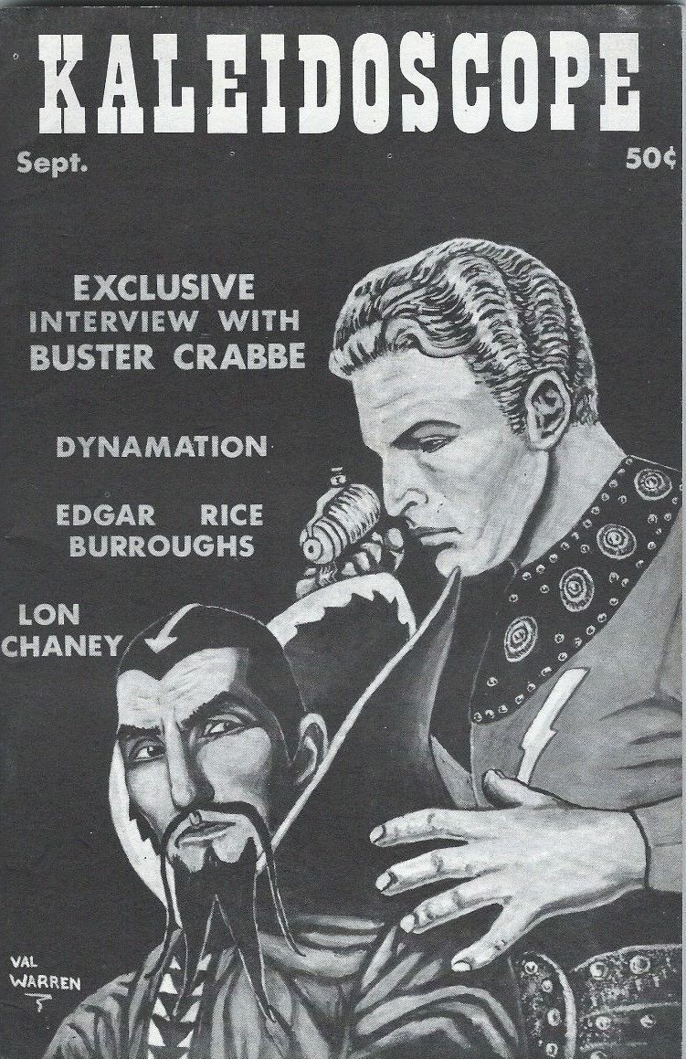 KALEIDOSCOPE magazine side cover Issue 1 September 1962