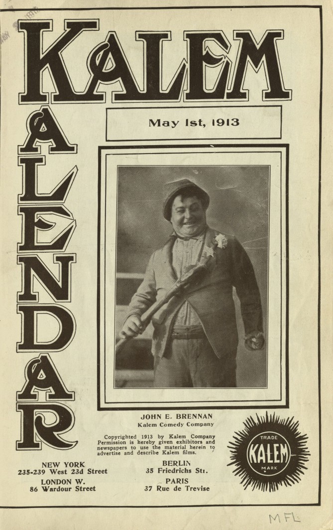 KALEM KALENDAR magazine side cover 1 May 1913