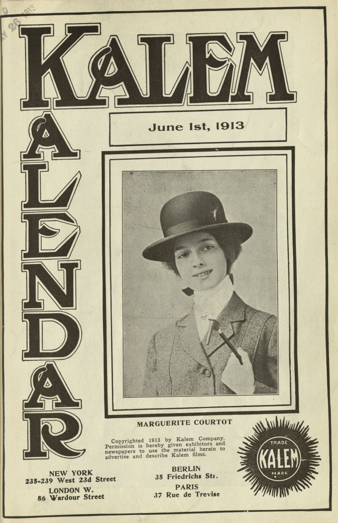 KALEM KALENDAR magazine side cover 1 June 1913