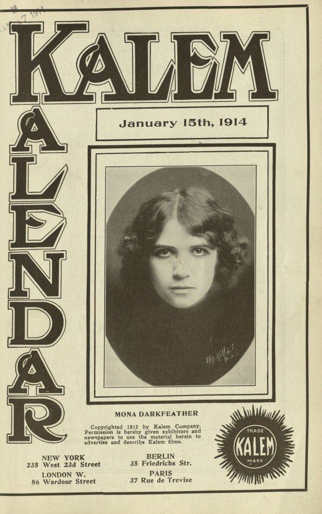 KALEM KALENDAR magazine side cover 15 January 1914