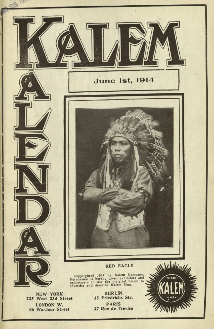 KALEM KALENDAR magazine side cover 1 June 1914
