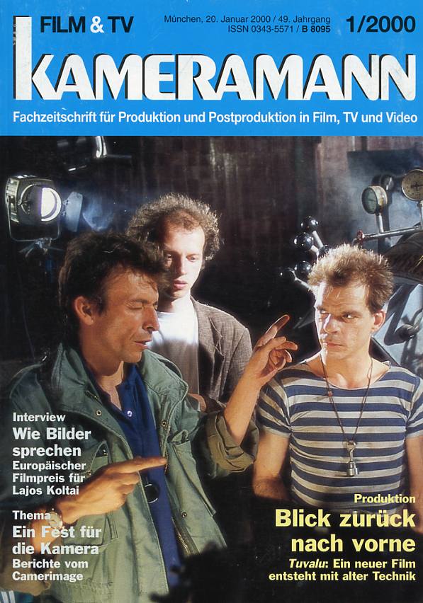 FILM TV KAMERAMANN magazine side cover Issue 1  2000